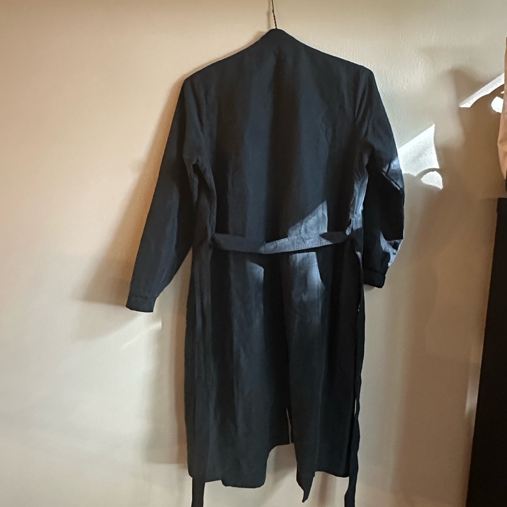 Navy Blue Trench Coat - XS/S - Picture 2 of 9